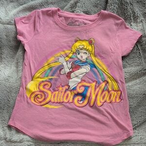 Sailor Moon Kids Pink Graphic Tee